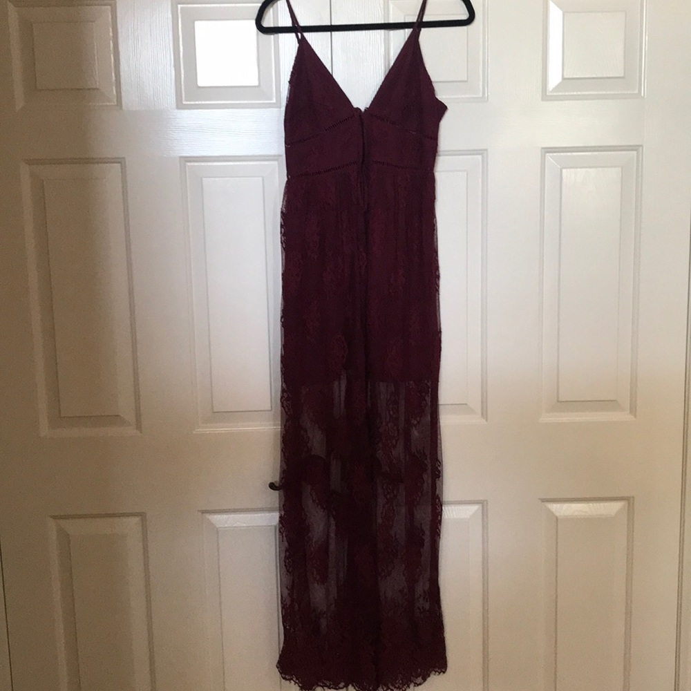 Lace maxi dress